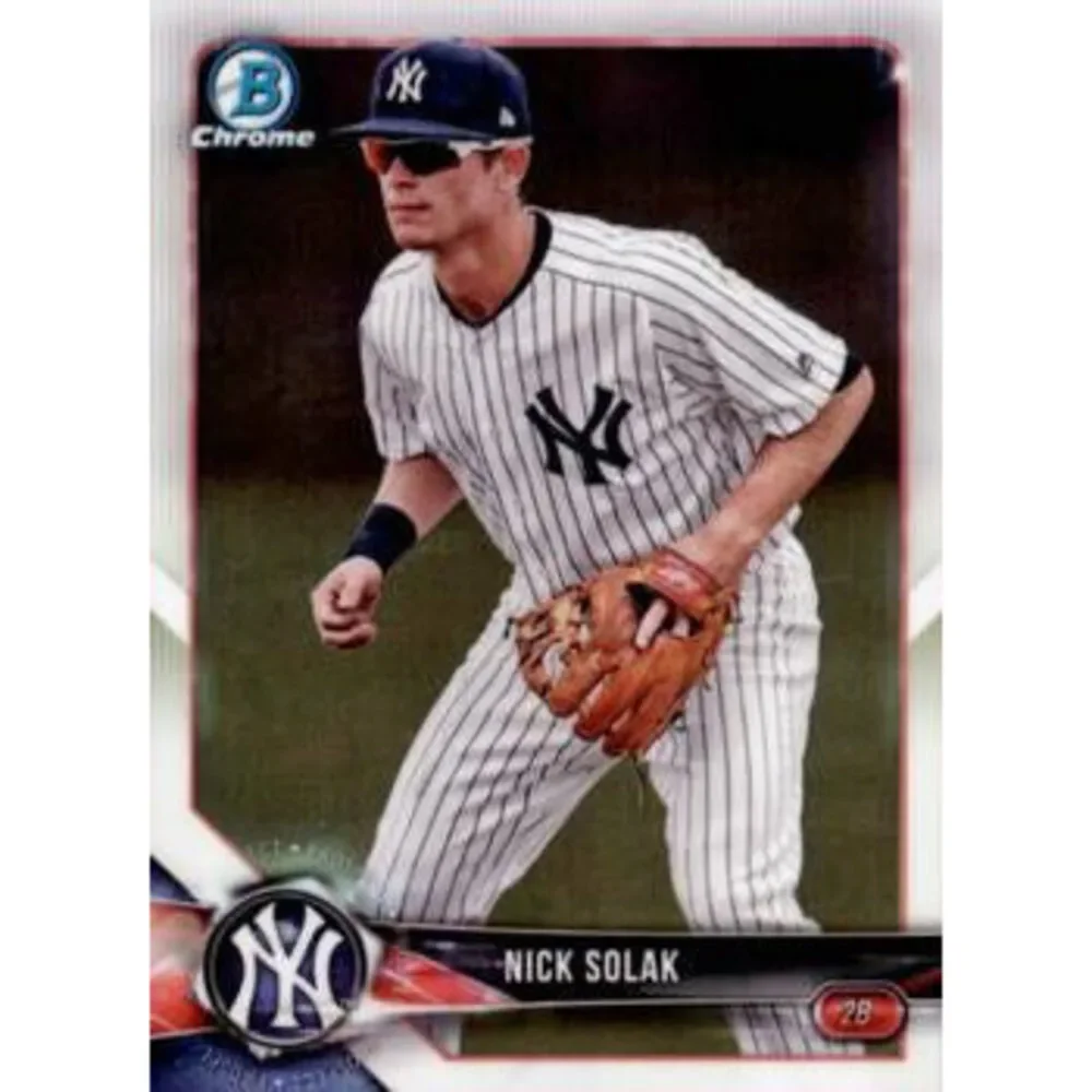 2018 Bowman Chrome Prospects Nick Solak BCP104 New York Yankees